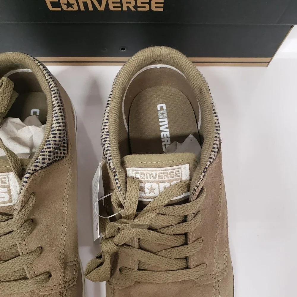 Converse Cons Sea Star LS Mid Beige Sneakers - Size M/7.5 W/9 - Picture 4 of 8